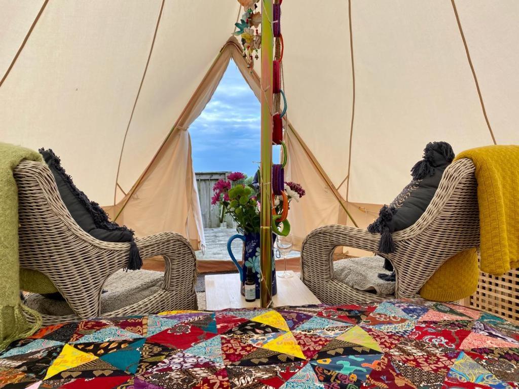 Coastal Stay Bell Tent Porthgain Εξωτερικό φωτογραφία